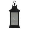 12" Black LED Lighted Battery Operated Lantern with Flickering Light EasyOptionXY LLC