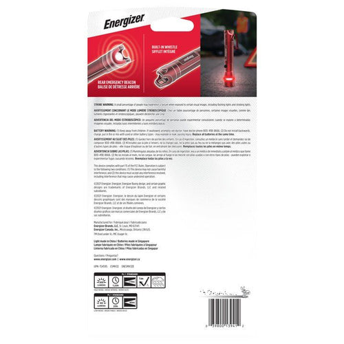 Energizer Hand Held LED Light With Beacon and Whistle, 300 Lumen Emergency Flashlight, Batteries Included EasyOptionXY LLC