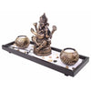 Elephant Ganesha Zen Garden Sand Rocks Candle Holder Home Decor EasyOptionXY LLC