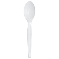Karat PS Plastic Medium-Heavy Weight Tea Spoons Bulk Box - White - 1,000 ct EasyOptionXY LLC