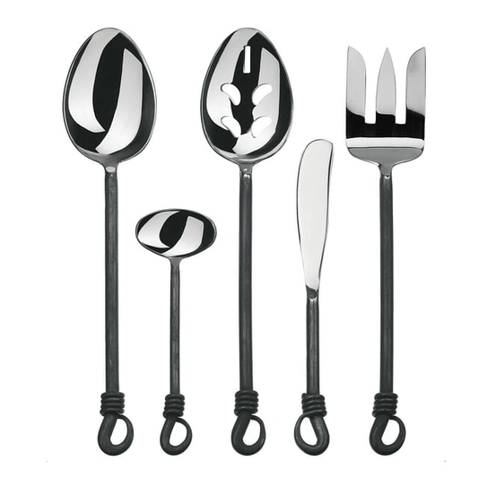 Gourmet Settings Twist N Shout 5 Piece Serving Set EasyOptionXY LLC