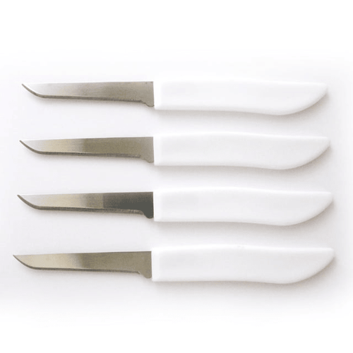4 Paring Knives Stainless Steel Set Sharp Kitchen Blades Cutlery Cooking Knife EasyOptionXY LLC