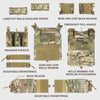 Votagoo 601 Laser Cut Molle Vest Adjustable Plate Carrier Tactical Military Vest