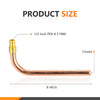 PEX A Expansion 1/2" 8" Copper Stub