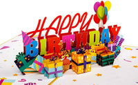 Happy Birthday Card - Pop Up Birthday Card