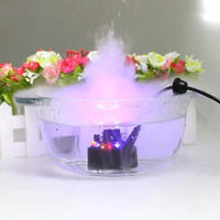 12 LED Mist Maker Fogger Water Fountain Pond Fog Machine Atomizer Air Humidifier