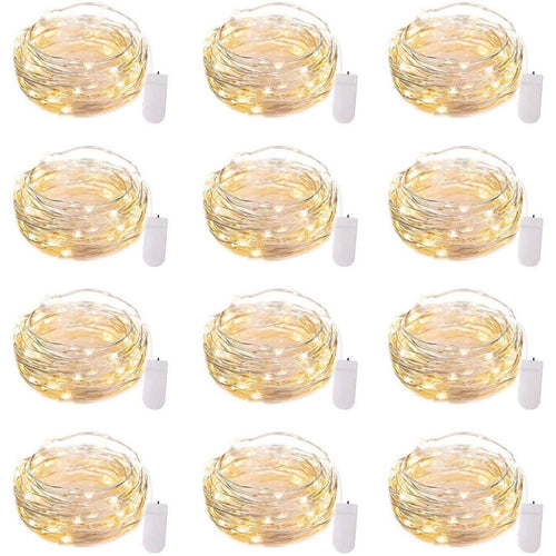 12-Pack: Led Fairy Lights Battery Operated String Lights