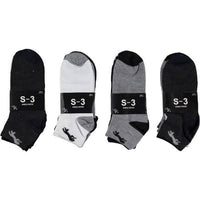 12-Pack: Men Low-Cut Soft Ankle Socks