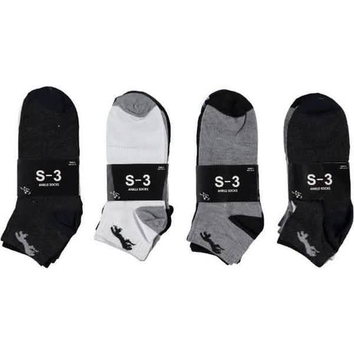 12-Pack: Men Low-Cut Soft Ankle Socks