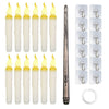 12-Pieces: Flameless LED Magic Floating Candles