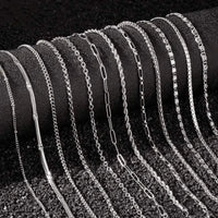 12-Pieces: Stainless Steel Clavicle Necklace Set