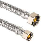 10 Pcs 3/8" C x F 1/2" x 12" SS Braided faucet Hose