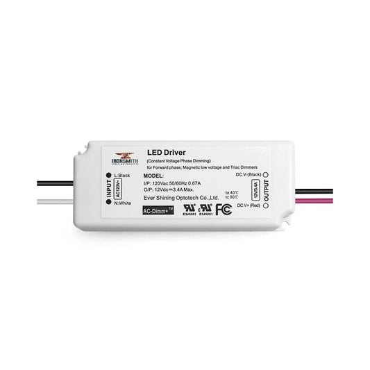 120V AC - 27V to 42V DC | 21W Flicker Free LED Driver and Dimmer