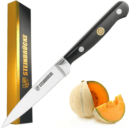 4-inch Paring Knife - Small Kitchen Knife Full Tang for Chopping, Slicing, Paring and Cutting Fruit Vegetable EasyOptionXY LLC