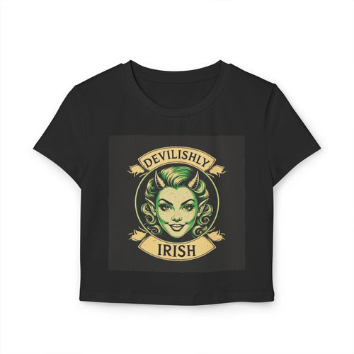 St Patricks Day Baby Tee Devilishly Irish