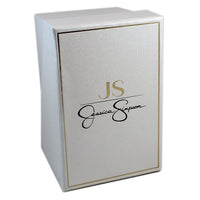 Jessica Simpson Ladies 34mm Gold Tone Crystal Accent Mother Of Pearl Dial Bracelet Watch & Crystal Encrusted Panther Bangle EasyOptionXY LLC