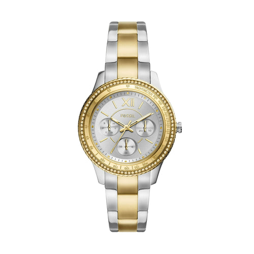 Fossil Women's Stella Sport Multifunction Two-Tone Stainless Steel Watch EasyOptionXY LLC