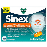 Vicks Sinex Severe Sinus Pressure, Pain, Congestion LiquiCaps