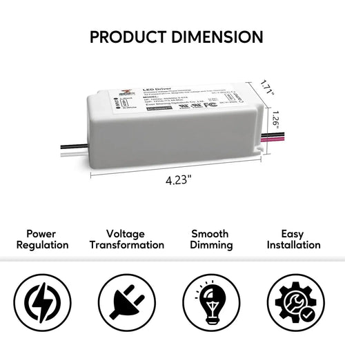 120V -24V 40W | LED Driver Supplier | Triac Dimming