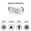 120V AC - 21V to 36V DC | 10.8W Triac Dimming LED Driver Constant Current