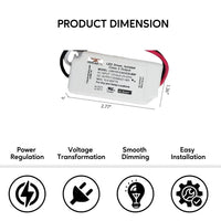 120V AC - 21V to 36V DC | 10.8W Triac Dimming LED Driver Constant Current