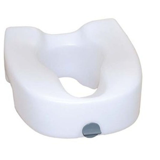 Drive Medical Premium Plastic Raised Toilet Seat With Lock, Elongated