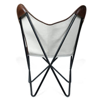 Dark Cuero Butterfly Chair