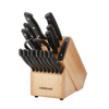 Farberware Edgekeeper 16-piece Triple Rivet Block Set with Built in Knife Sharpener, Natural EasyOptionXY LLC