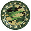 144-Piece Camo Party Decorations for Army-Themed Birthday, Baby Shower, Welcome Home Party, Serves 24, Includes Camouflage Paper Plates, Napkins, Cups, and Cutlery EasyOptionXY LLC