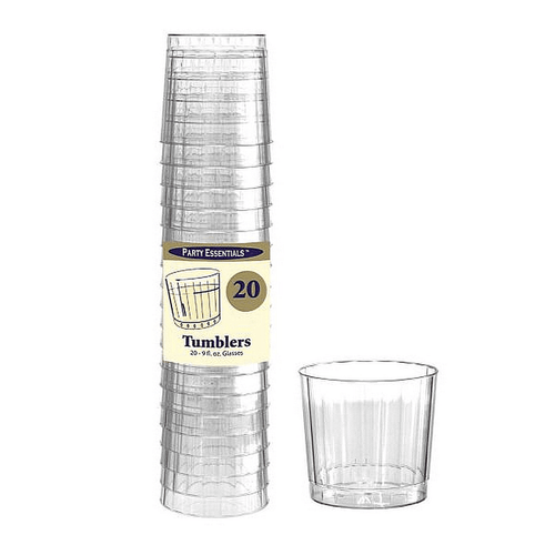 1 - Party Essentials 9.5" Serving Fork & Spoon Sets - Clear 12 Ct. EasyOptionXY LLC