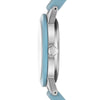Time and Tru Ladies' Watch with Silver Round Case, Light Blue Bezel, Light Blue Sunray Dial and Light Blue Soft Silicone Strap (FMDOTT107) EasyOptionXY LLC