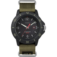Timex Men's Expedition Gallatin Solar Green/Black 45mm Outdoor Watch, Fabric Slip-Thru Strap EasyOptionXY LLC
