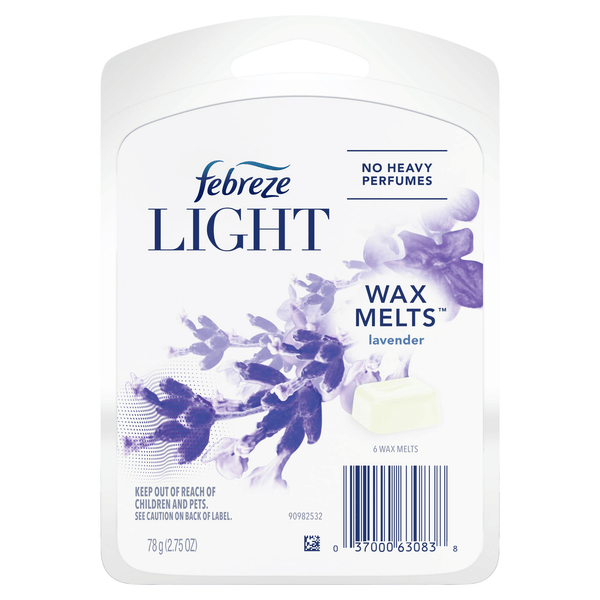 Febreze Light Odor-Eliminating Wax Melts Air Freshener, Lavender Scent, 6 Count EasyOptionXY LLC