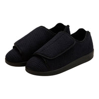 Silverts Slippers - Black, Size 12 / 2X-Wide