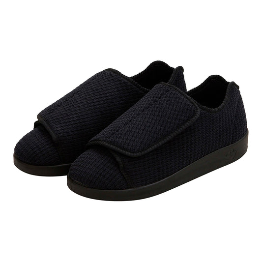 Silverts Slippers - Black, Size 12 / 2X-Wide