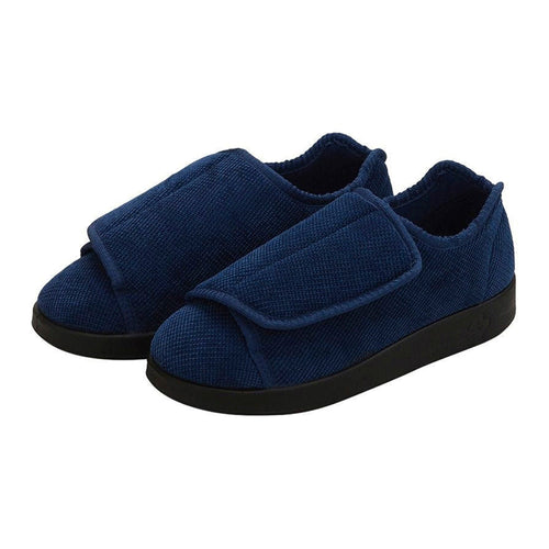 Silverts Blue Reusable Slippers Size 9 / 2X-Wide Slip-Resistant Sole