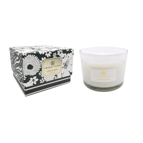 Trina Turk Citrus Sunrise 3 Wick Candle Jar 12.3 Ounces EasyOptionXY LLC
