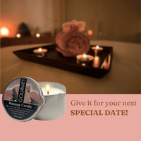 GOURMET COLLECTION Chocolate Scent Massage Oil Candle for Couples, Natural & Vegan (6.76oz) EasyOptionXY LLC