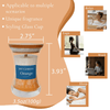 Orange Scented Candles for Home-Jar candles 3.5 oz - Wooden Wick Candle Burn Time 30+H-Candles Gift for Women EasyOptionXY LLC