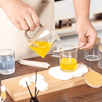 Goldarea 15 Packs 7oz Glass Candle Jars ,Making Candle Containers with Lids, Making Tool EasyOptionXY LLC