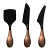3pcs hecef Cheese Knife Set Retro Design Bronze Grain Multipurpose Stainless Steel Cheese Cutter Slicer with Gift Box EasyOptionXY LLC
