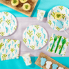 144-Pieces of Cactus Party Supplies with Succulent Plates, Napkins, Cups and Cutlery for Fiesta Party Celebration, Birthday, Taco Baby Shower Decorations (Serves 24) EasyOptionXY LLC
