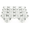 Hosley Set of 18, Clear Glass Tea Light Candle Holders EasyOptionXY LLC