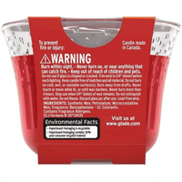 Glade 3 Wick Scented Candle Cozy Cider Sipping Apple Cinnamon Nutmeg Air Freshener for Home, 6.8 Ounce, 3 Candles EasyOptionXY LLC