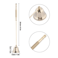 Gupbes Candle Cover, Candle Snuffer,1Pcs Fashion Stainless Steel Bell Shaped Candle Snuffer Wick Trimmer Cover Hand Tool EasyOptionXY LLC