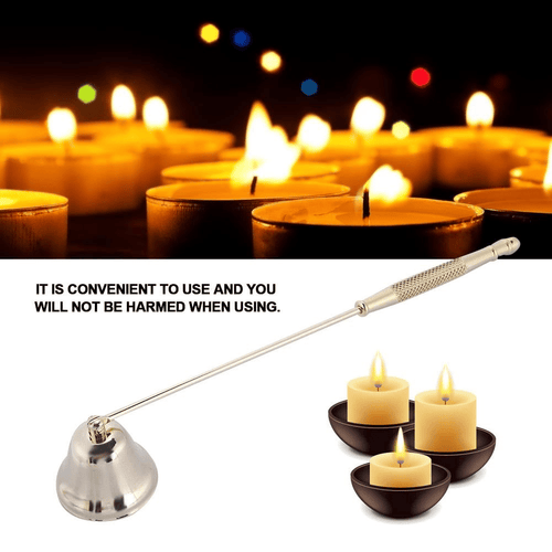 Gupbes Candle Cover, Candle Snuffer,1Pcs Fashion Stainless Steel Bell Shaped Candle Snuffer Wick Trimmer Cover Hand Tool EasyOptionXY LLC