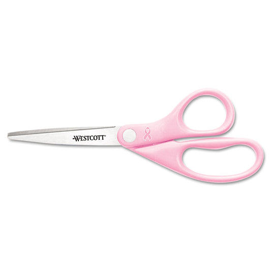 Westcott® All Purpose Pink Ribbon Scissors