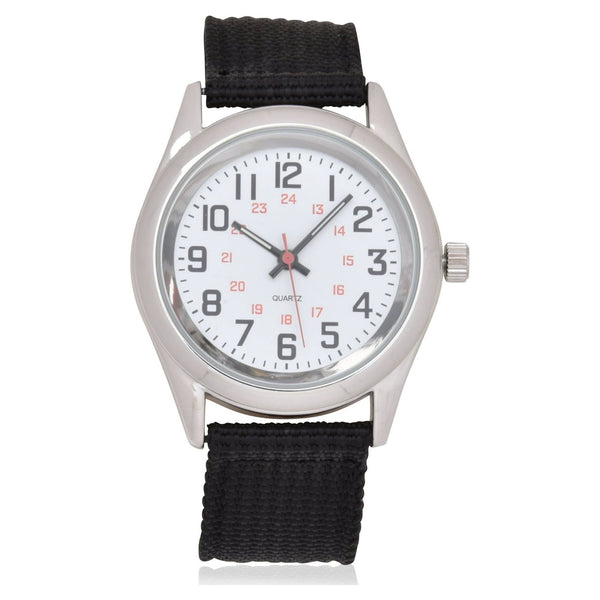 George Analog Unisex Watch in Silver with Black Sport Strap (GENWM1252M1) EasyOptionXY LLC