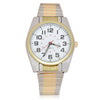 George Adult Male Analog Watch in Two-Tone with White Dial (WMM2000WM1) EasyOptionXY LLC