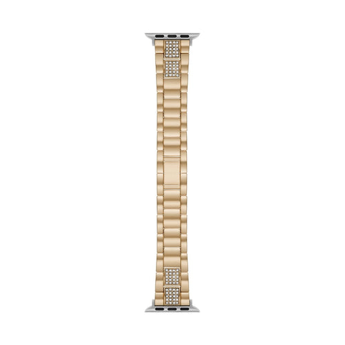Interchangeable Gold Metal Watch Band with Clear Crystals (FMDBA024) 38/40mm EasyOptionXY LLC